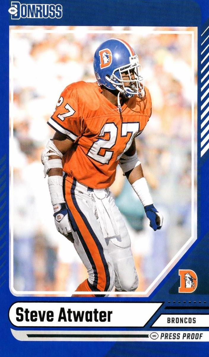 2024 Panini Donruss Football Press Proof Blue Steve Atwater #141