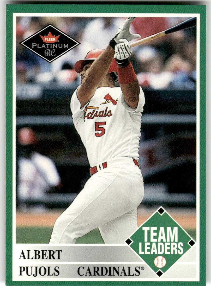 2001 Fleer Platinum Baseball Albert Pujols #435 PSA 6