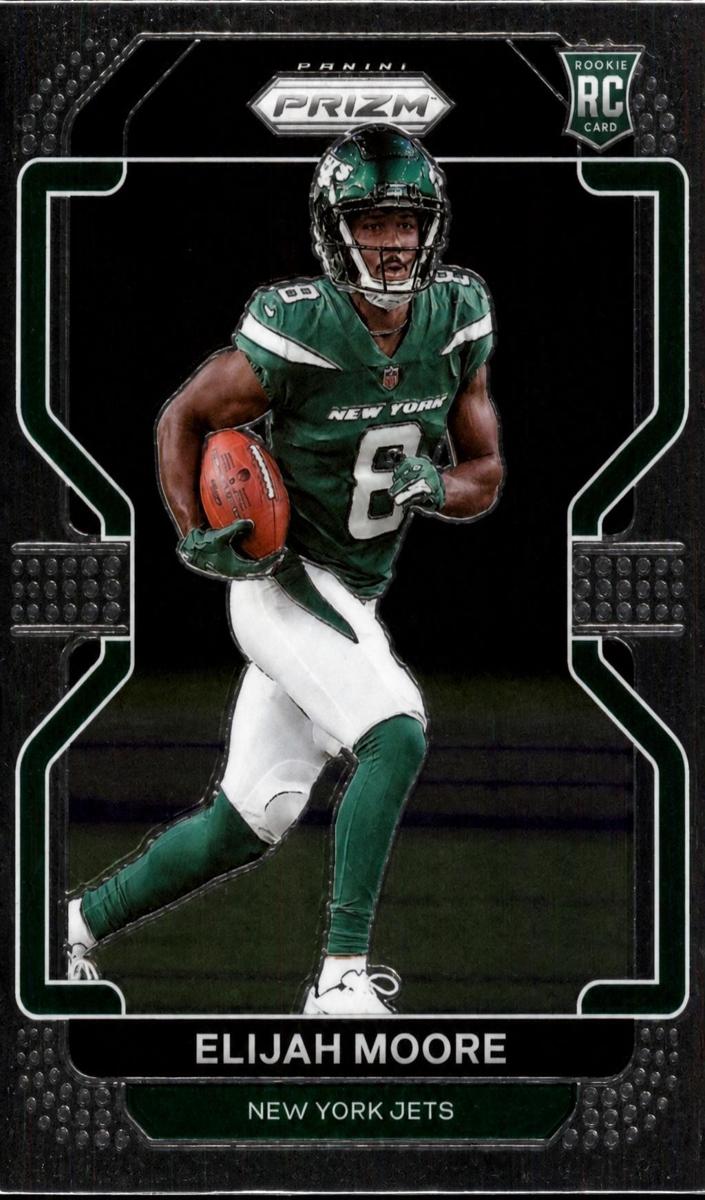2021 Panini Prizm Football Elijah Moore #346 PSA 10
