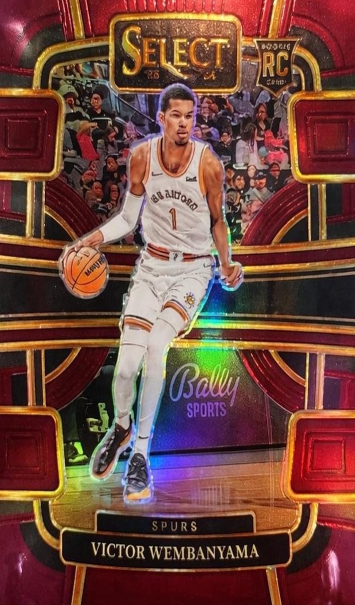 2023 Panini Select Basketball Maroon Victor Wembanyama #87
