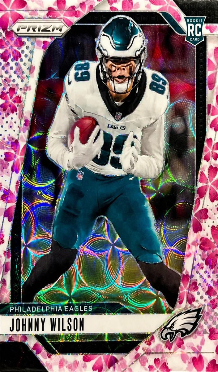 2024 Panini Prizm Football Choice Cherry Blossom Johnny Wilson #355