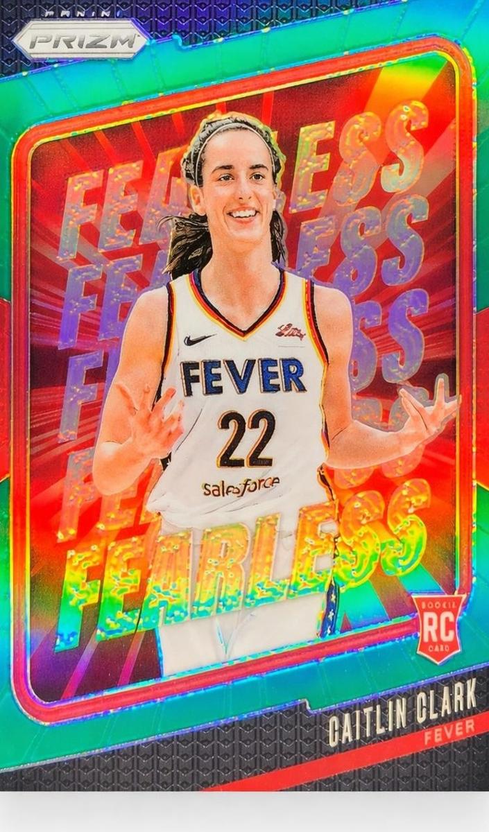 2024 Panini Prizm WNBA Basketball Green Caitlin Clark #10 PSA 9