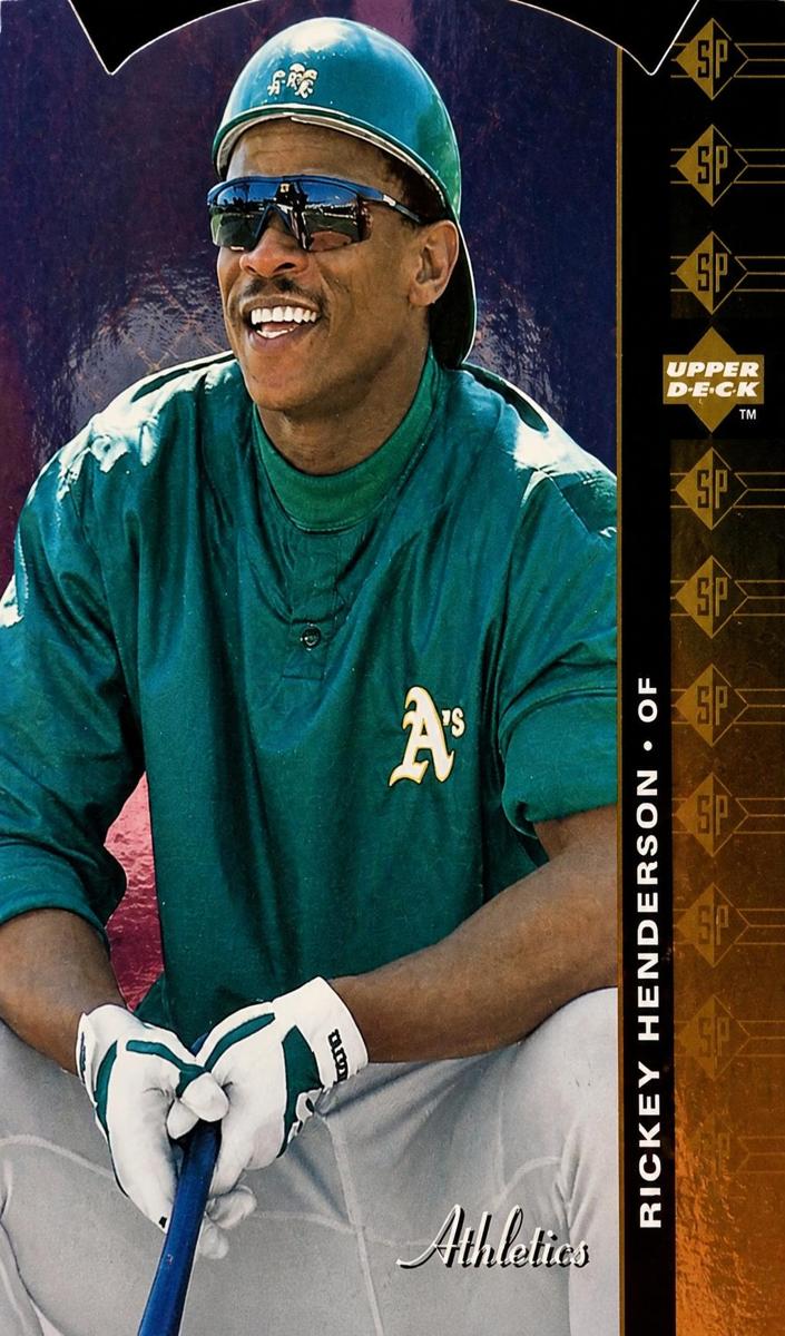 1994 SP Baseball Die-Cut Rickey Henderson #34 PSA 9