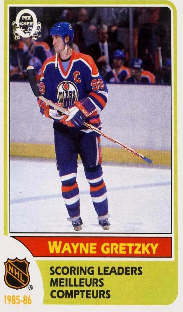 1986 O-Pee-Chee Hockey Scoring Leader Wayne Gretzky #260 PSA 9