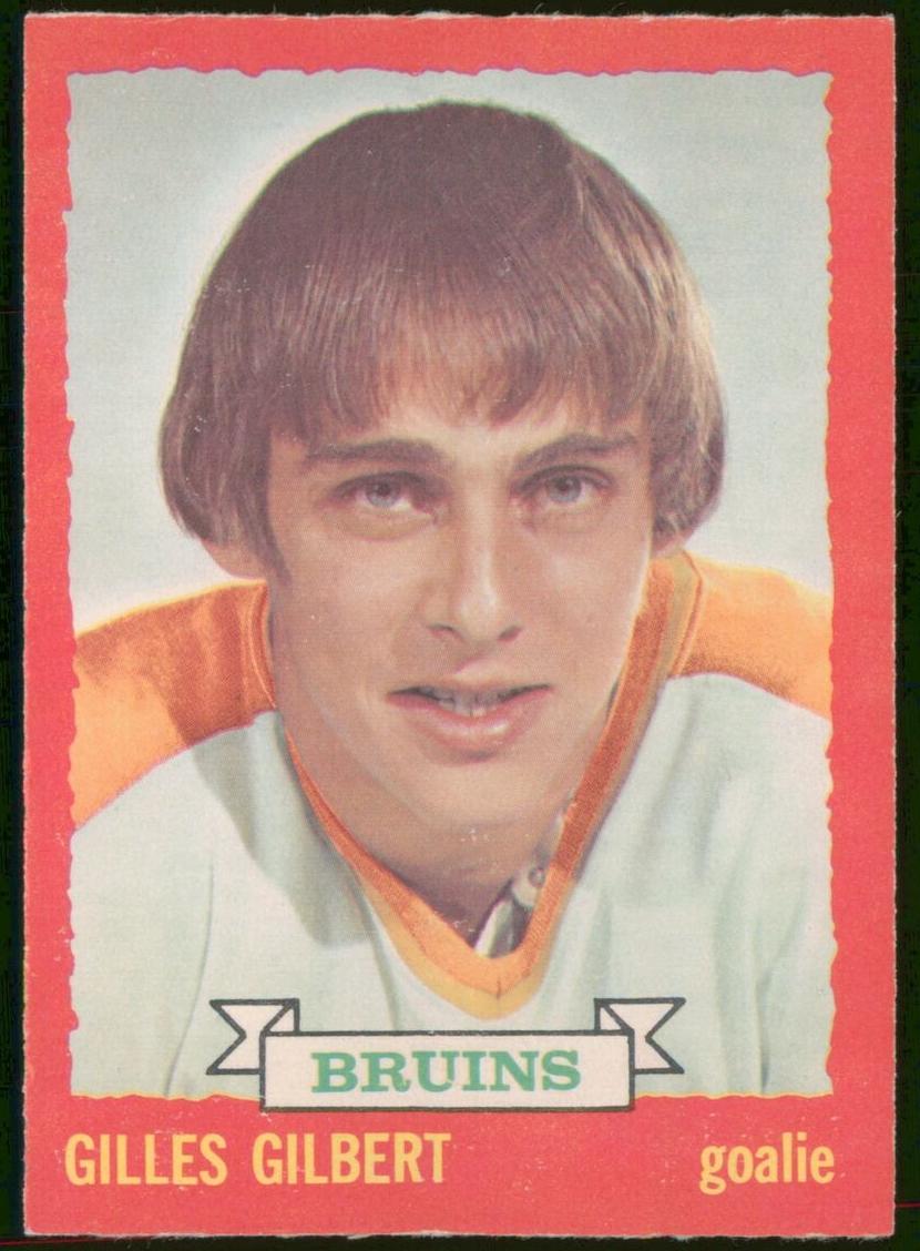 1973 O-Pee-Chee Hockey Gilles Gilbert #74 PSA 7