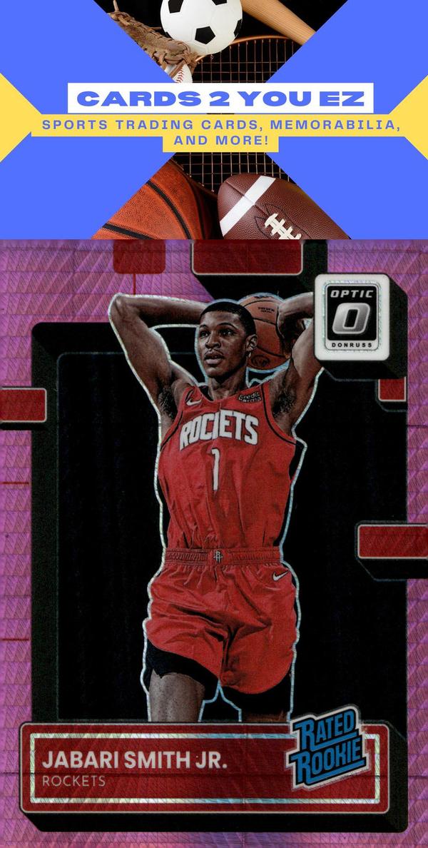 2022 Donruss Optic Basketball Hyper Pink Jabari Smith Jr. #240 PSA 8.5