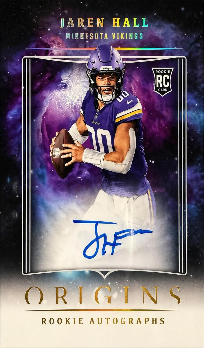 2023 Panini Origins Football Jaren Hall #RAJHA