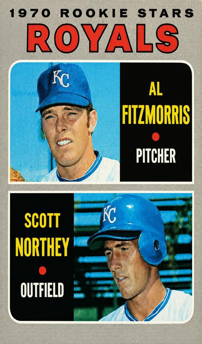 1970 Topps Baseball Royals Rookies #241