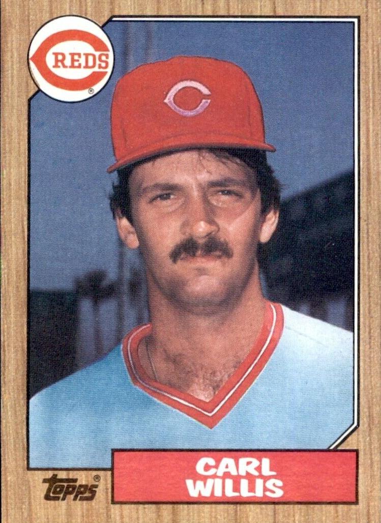 1987 Topps Baseball Carl Willis #101 PSA 9