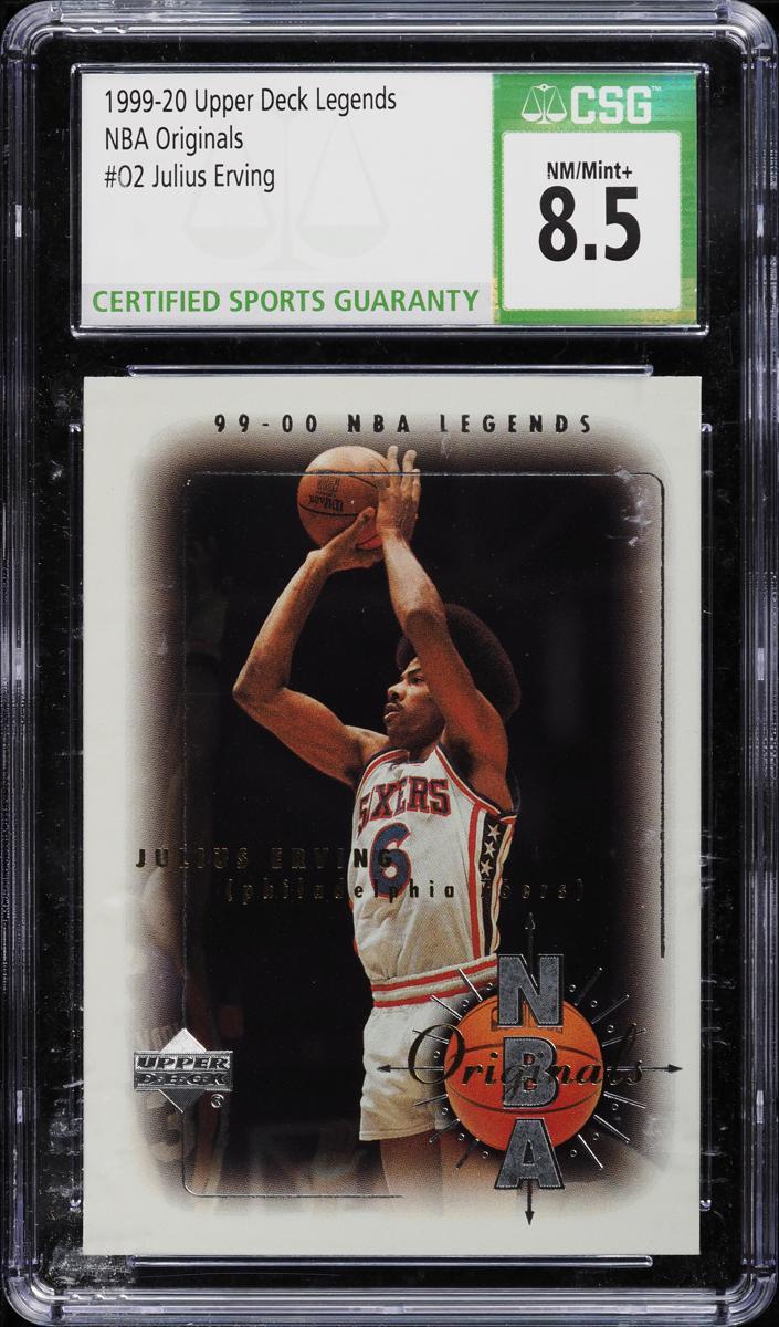 1999 Upper Deck Legends Basketball Julius Erving #O2