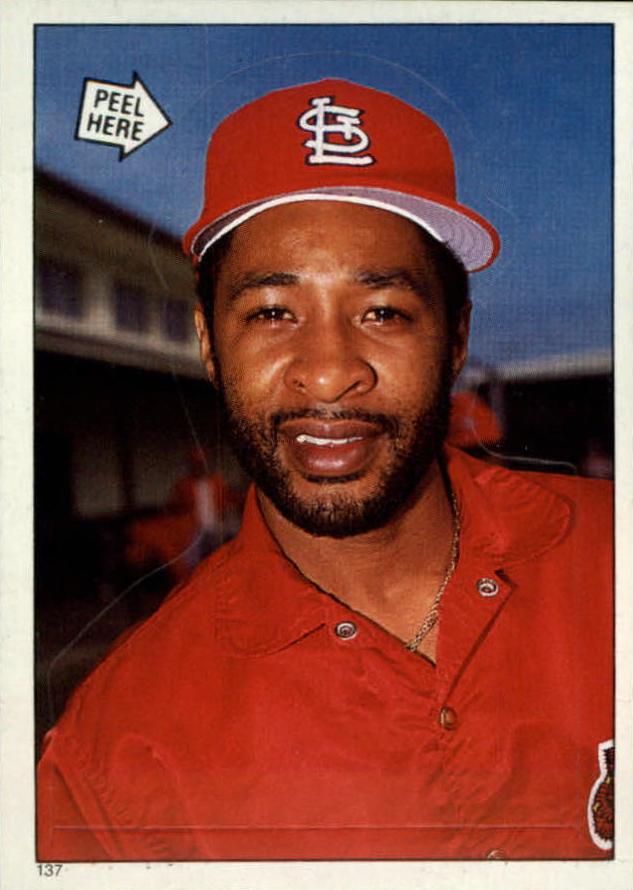 1985 Topps Stickers Baseball Ozzie Smith #137