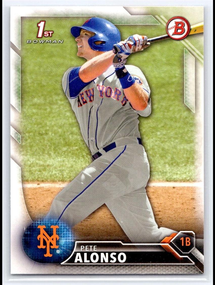 2016 Bowman Draft Baseball Pete Alonso #BD-92 PSA 9