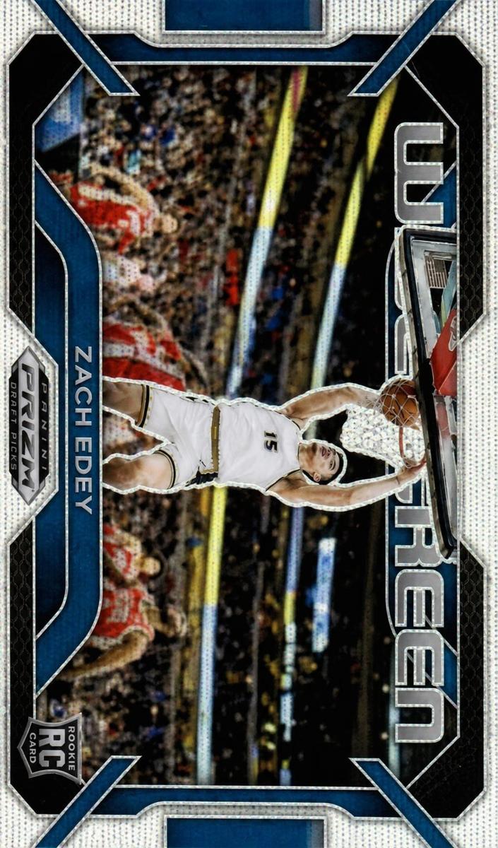 2024 Panini Prizm Draft Picks Basketball Wave Zach Edey #7