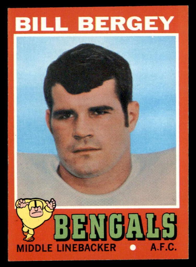 1971 Topps Football Bill Bergey #155 PSA 7.5