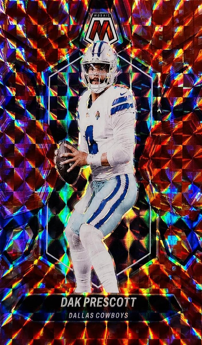 2024 Panini Mosaic Football Camo Red Dak Prescott #57