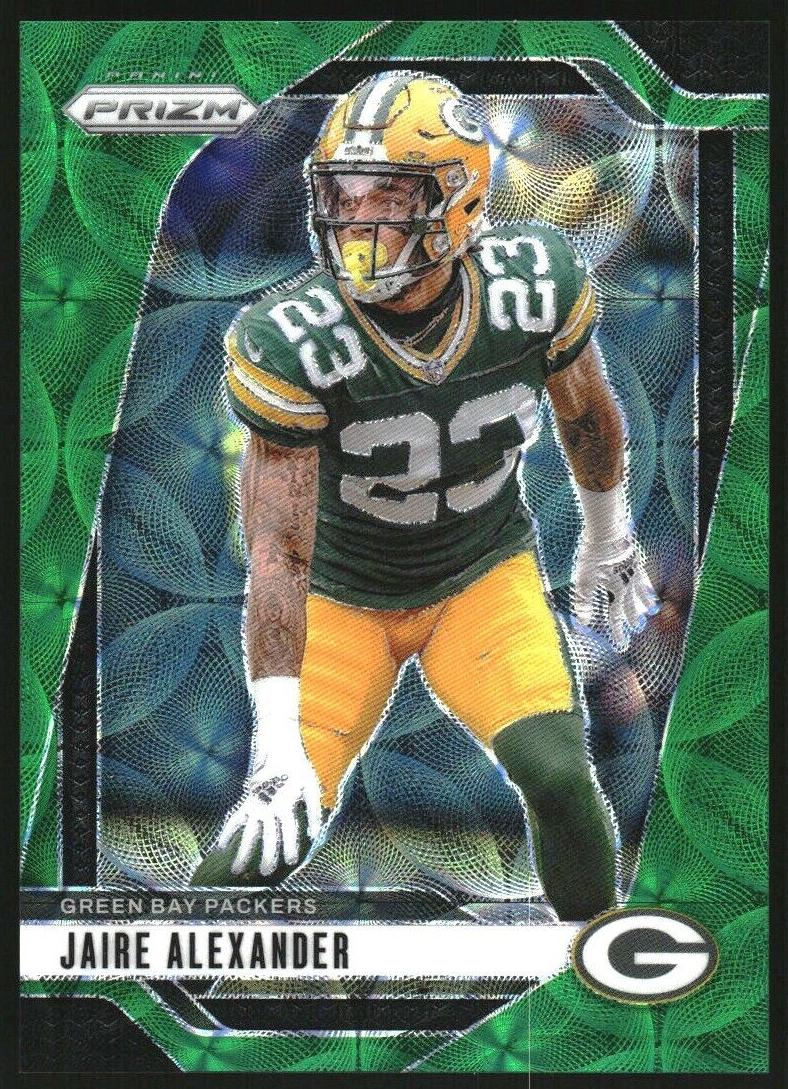 2024 Panini Prizm Football Green Scope Jaire Alexander #106