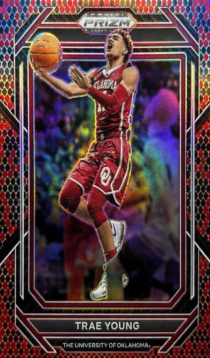 2023 Panini Prizm Draft Picks Basketball Venom Trae Young #54 PSA 10