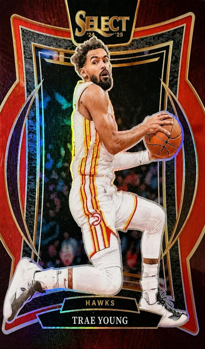 2024 Panini Select Basketball Maroon Trae Young #63
