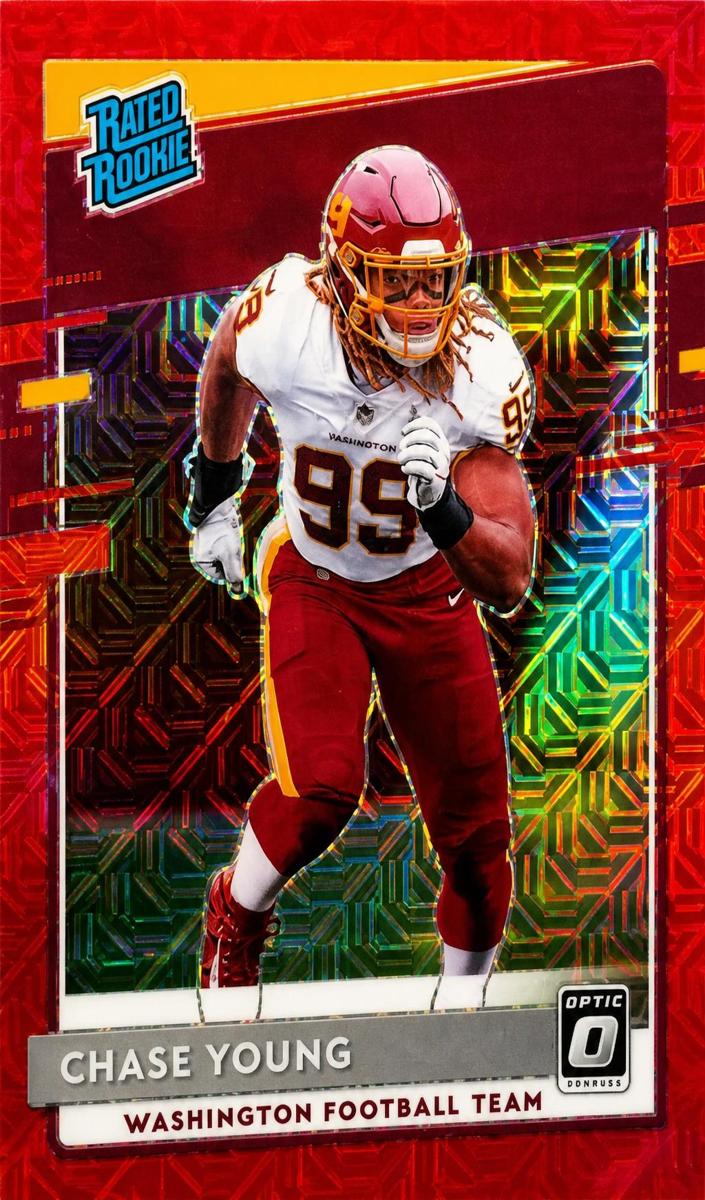 2020 Donruss Optic Football Red Mojo Chase Young #166