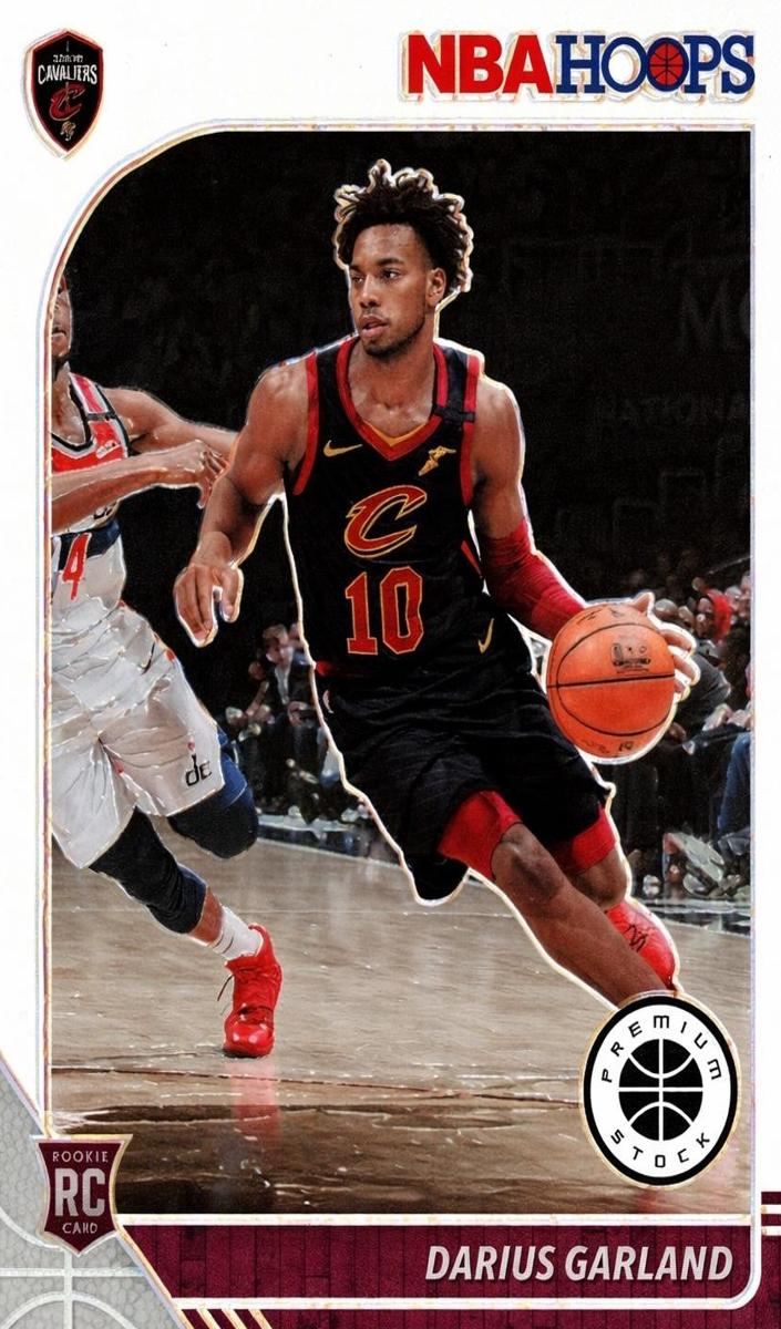 2019 Panini Hoops Premium Stock Basketball Silver Darius Garland #251 PSA 9