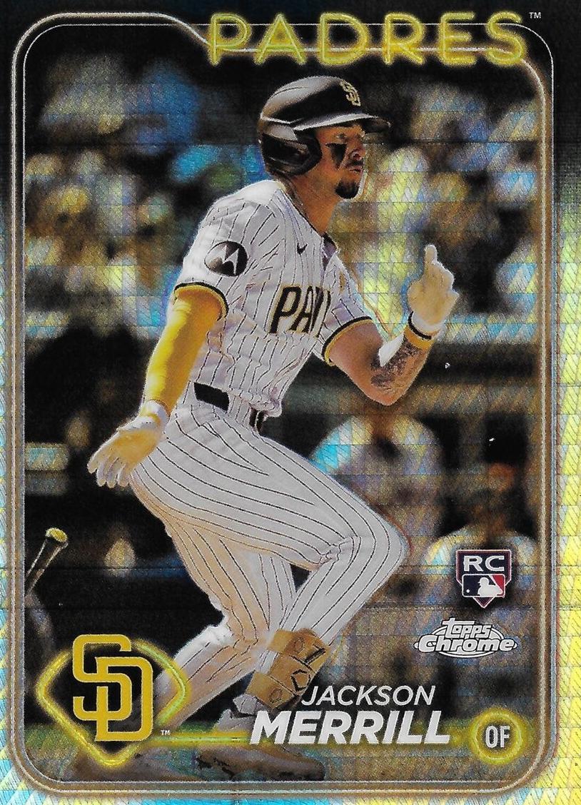 2024 Topps Chrome Baseball Refractor Jackson Merrill #207