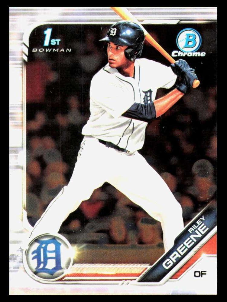 2019 Bowman Chrome Draft Baseball Riley Greene #BDC-50