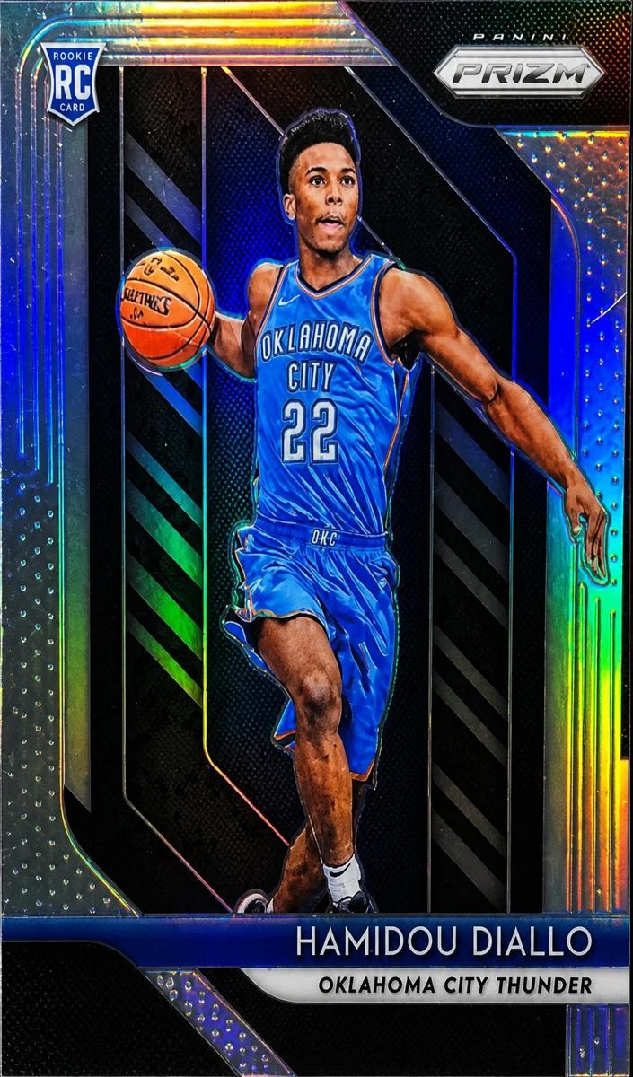 2018 Panini Prizm Basketball Prizms Silver Hamidou Diallo #9 PSA 9