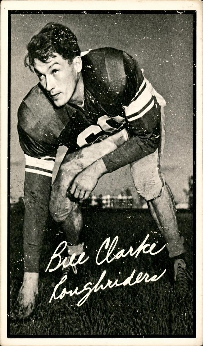 1961 Topps CFL Football Bill Clarke #91
