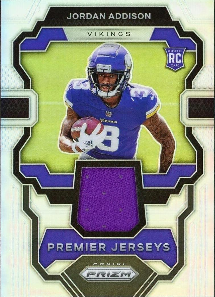 2023 Panini Prizm Football Jordan Addison #PJ-JA PSA 9