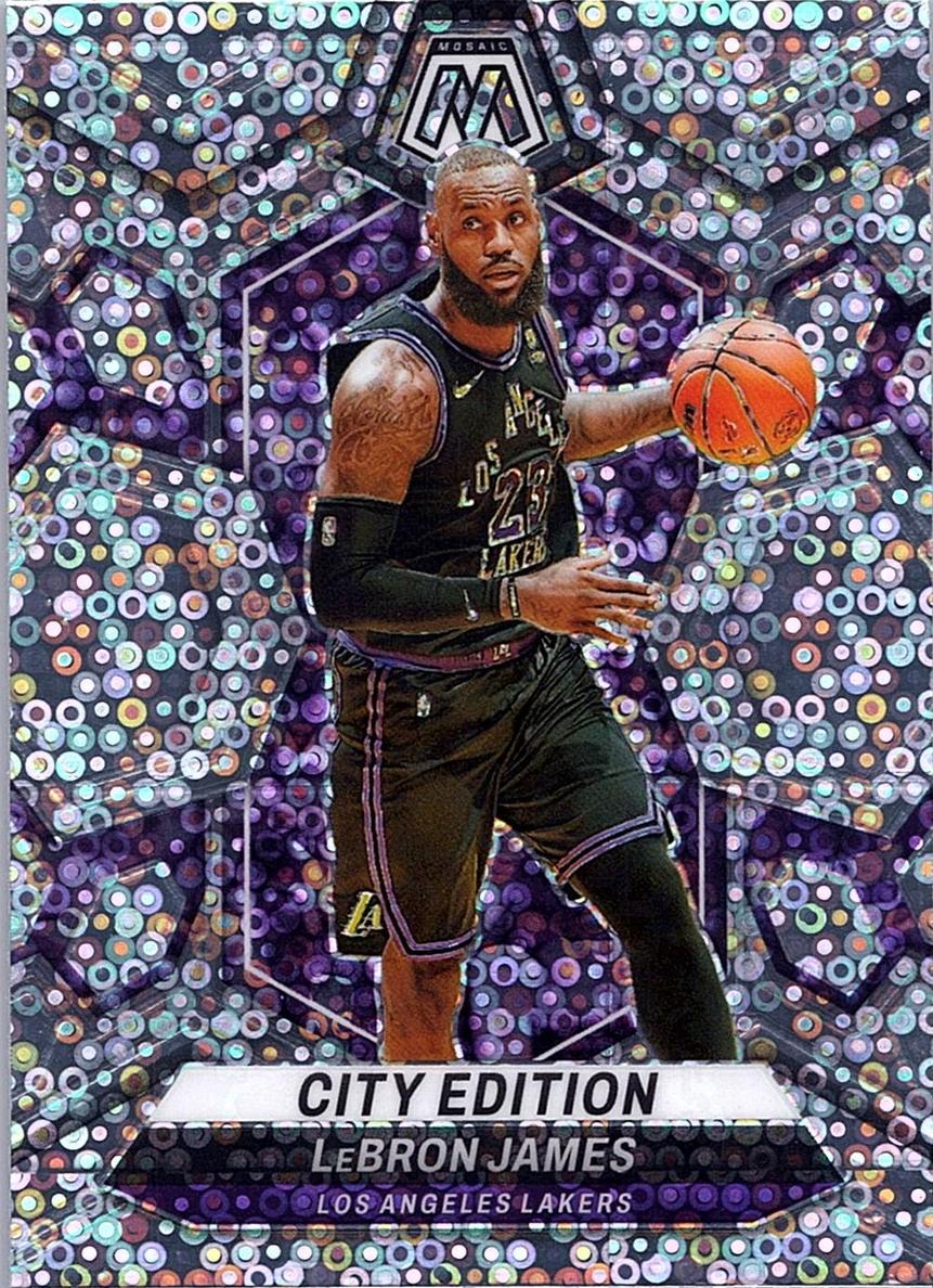 2023 Panini Mosaic Basketball Fast Break Silver LeBron James #278