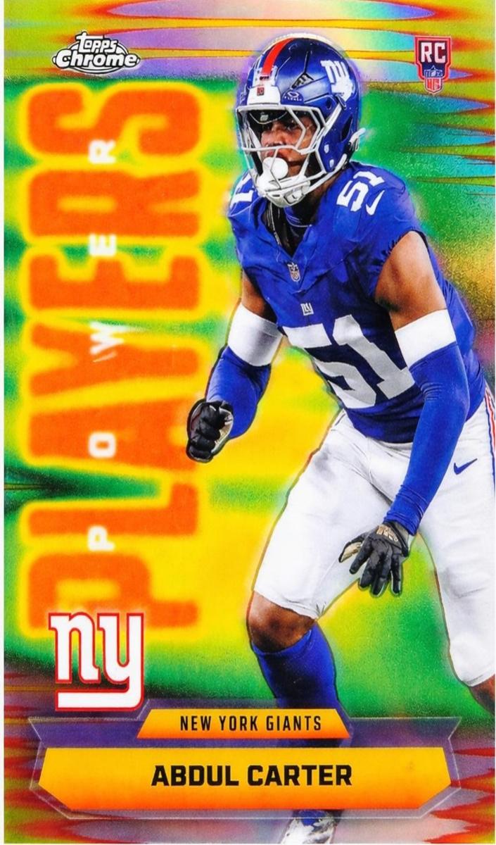 2025 Topps Chrome Football Abdul Carter #PP-40