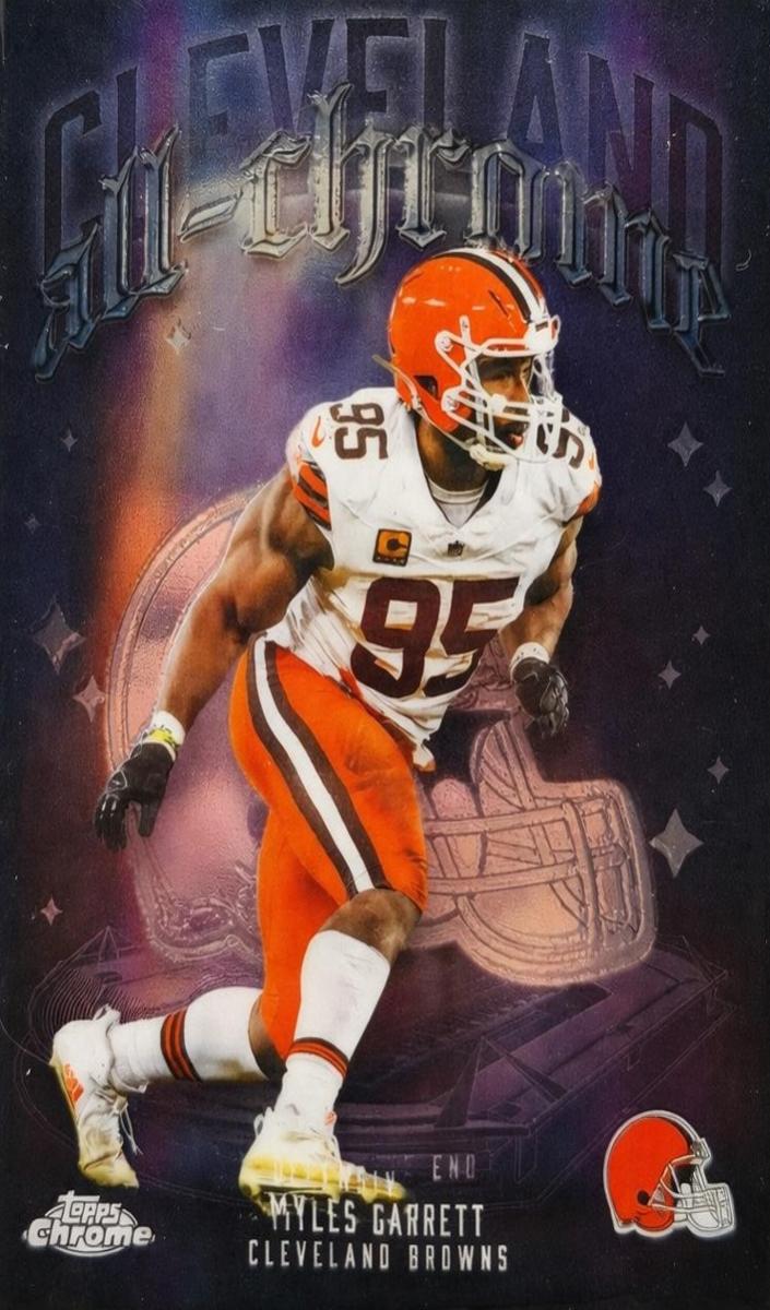 2025 Topps Chrome Football Myles Garrett #ACT-15