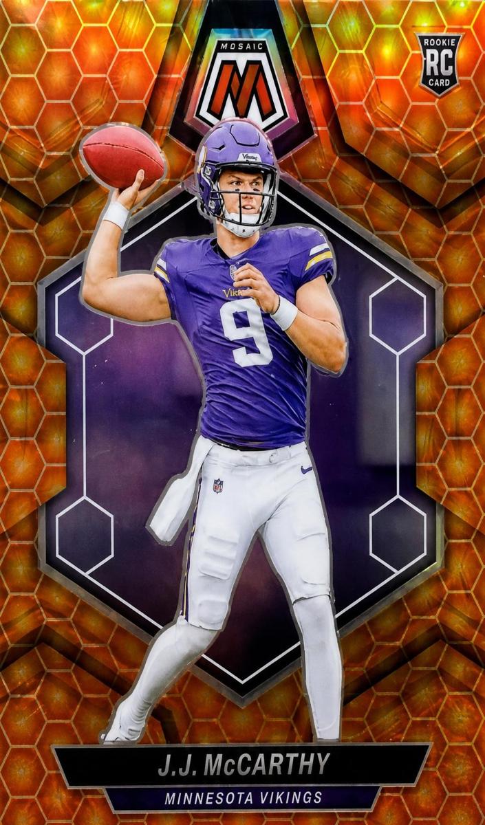 2024 Panini Mosaic Football Honeycomb J.J. McCarthy #310 SGC 9.5