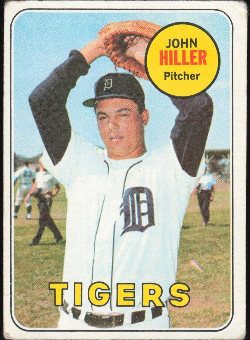 1969 Topps Baseball John Hiller #642 PSA 9
