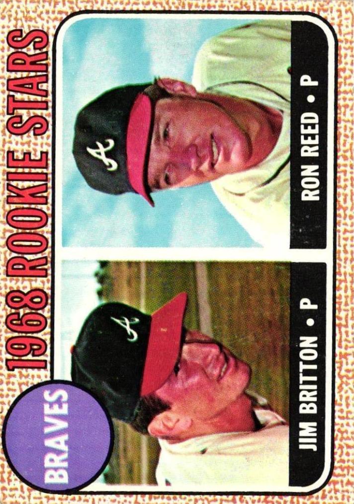 1968 Topps Baseball Braves Rookies #76 PSA 7