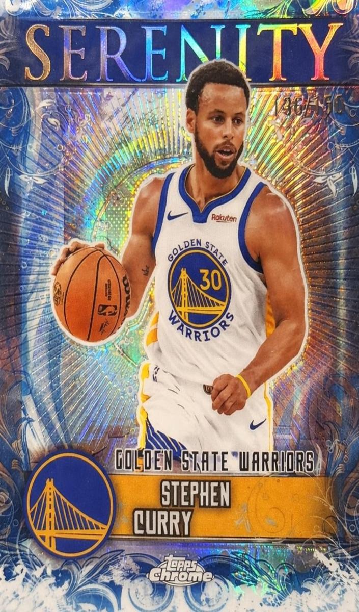 2025 Topps Chrome Basketball Blue Refractor Stephen Curry #SY-3 PSA 10