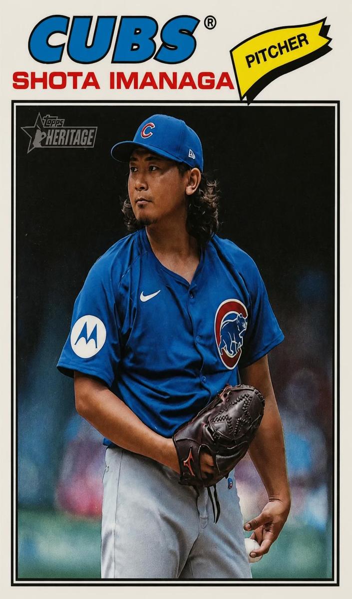 2026 Topps Heritage Baseball Shota Imanaga #202