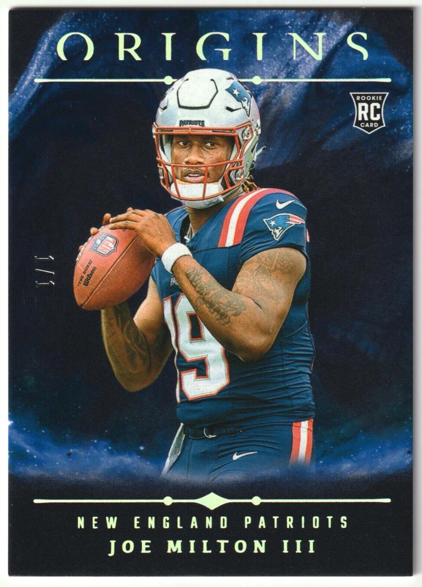2024 Panini Origins Football Black Joe Milton III #134