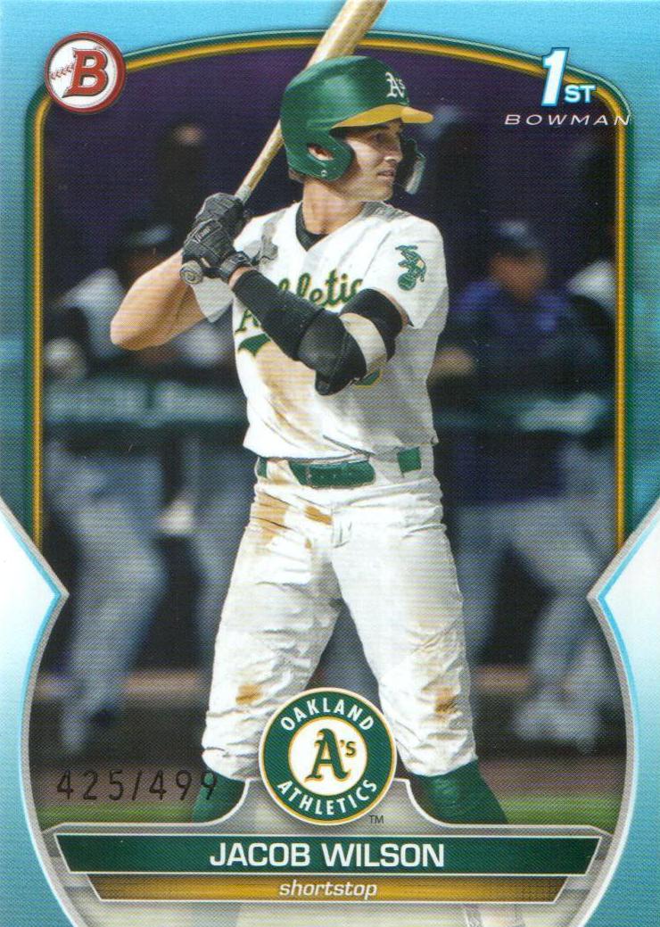 2023 Bowman Draft Baseball Sky Blue Jacob Wilson #BD-121 PSA 9