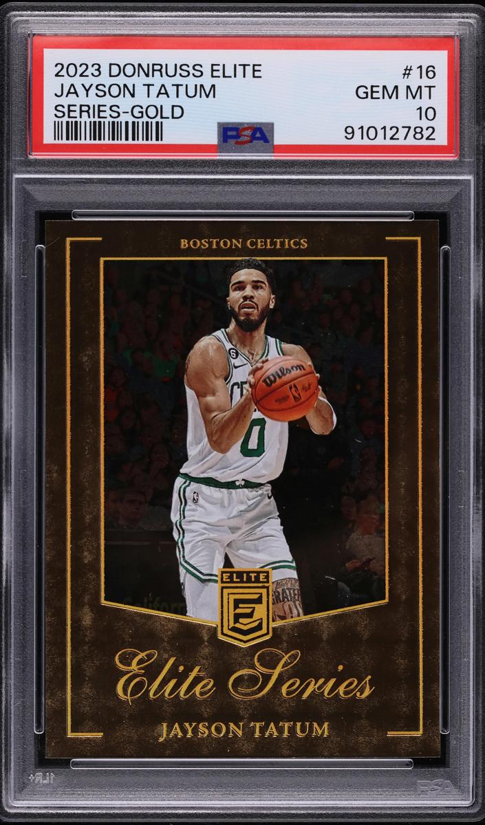 2023 Donruss Elite Basketball Gold Jayson Tatum #16