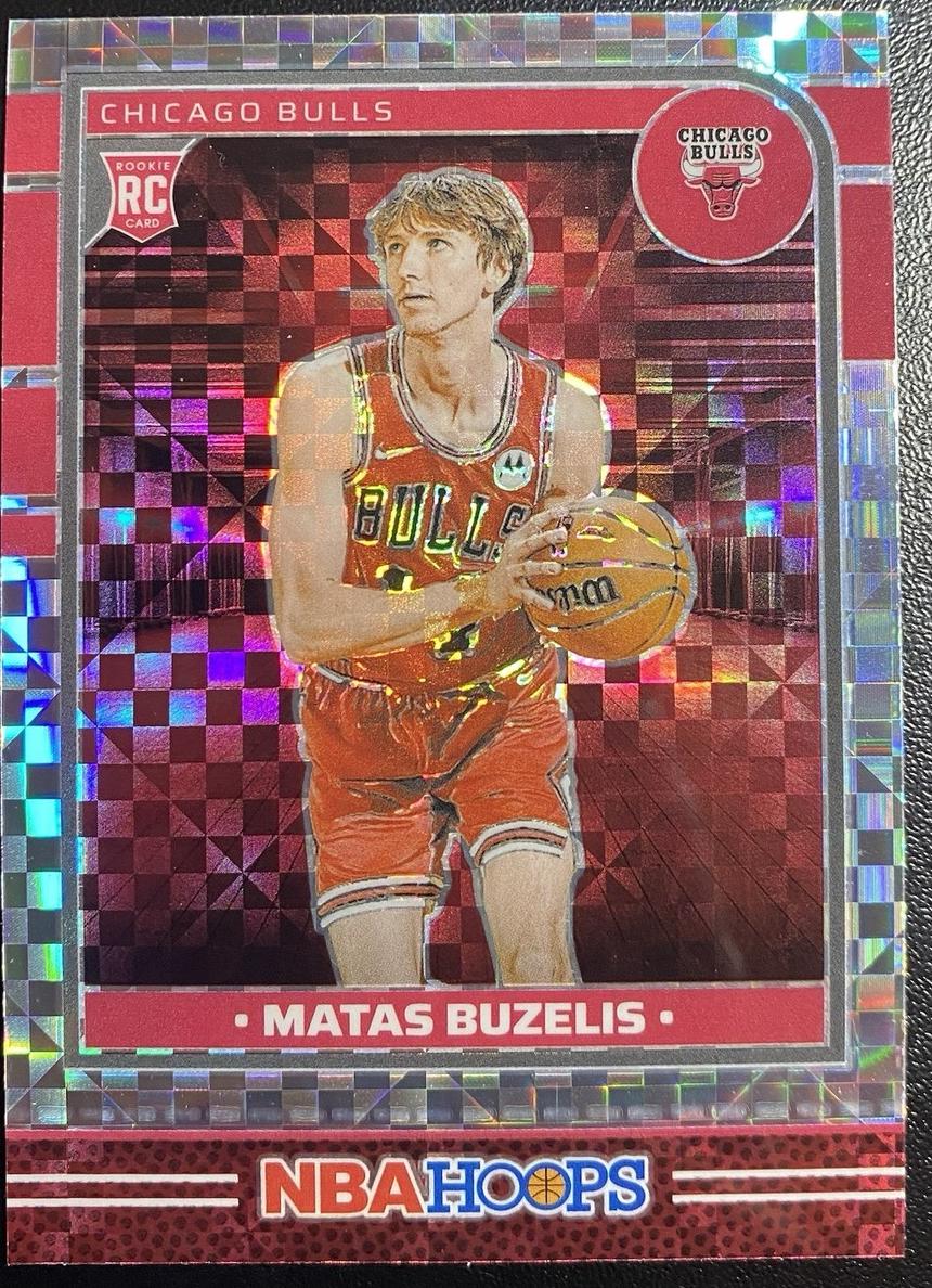 2024 Panini Hoops Basketball Premium Checkerboard Matas Buzelis #241