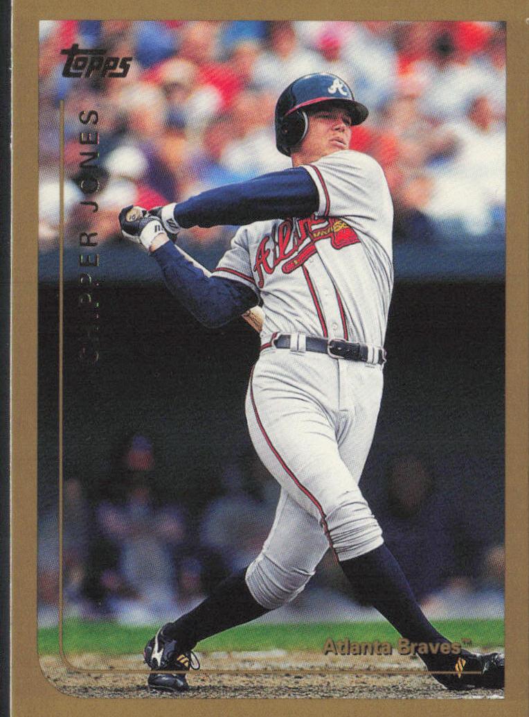 1999 Topps Baseball Chipper Jones #355 PSA 9