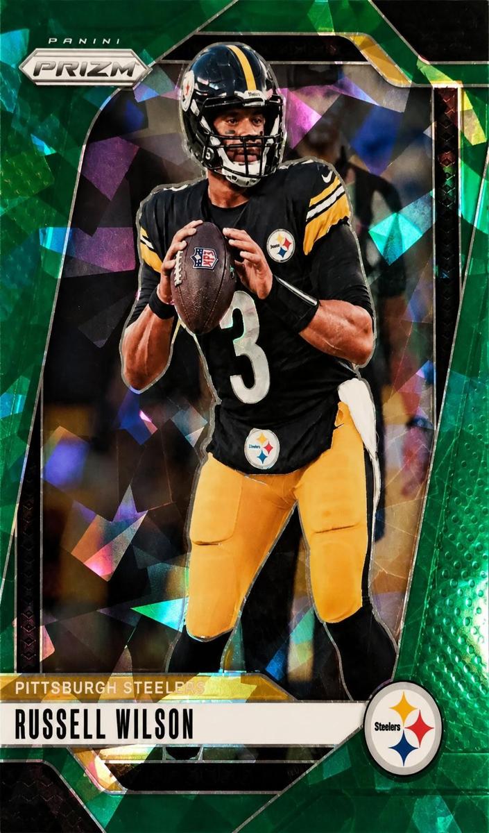 2024 Panini Prizm Football Green Ice Russell Wilson #240