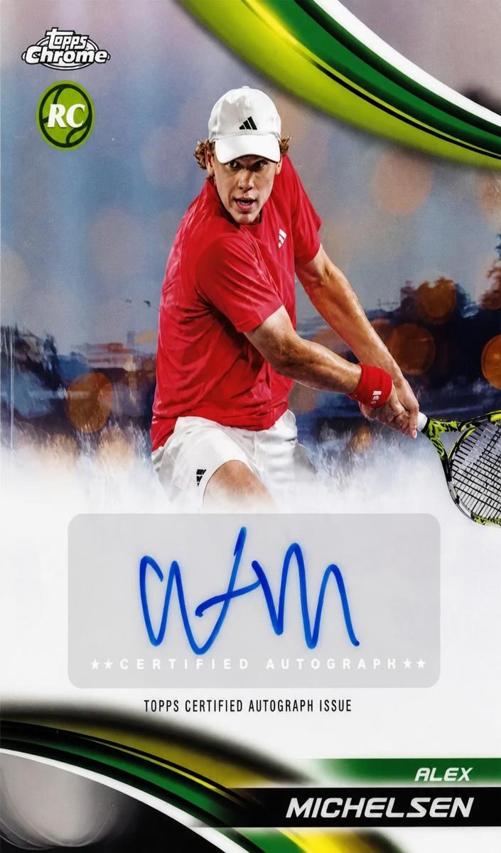 2025 Topps Chrome Tennis Refractor Alex Michelsen #CA-AMN RAW Ungraded