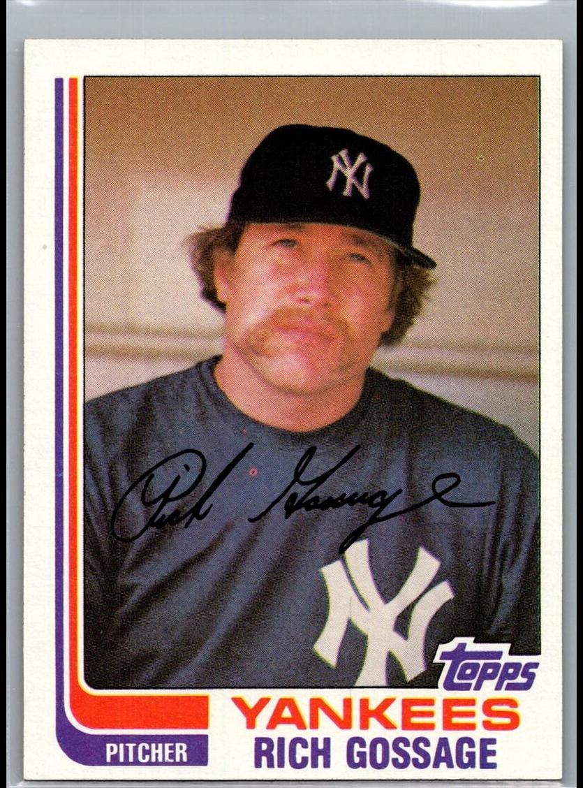 1982 Topps Baseball Rich Gossage #770 PSA 9