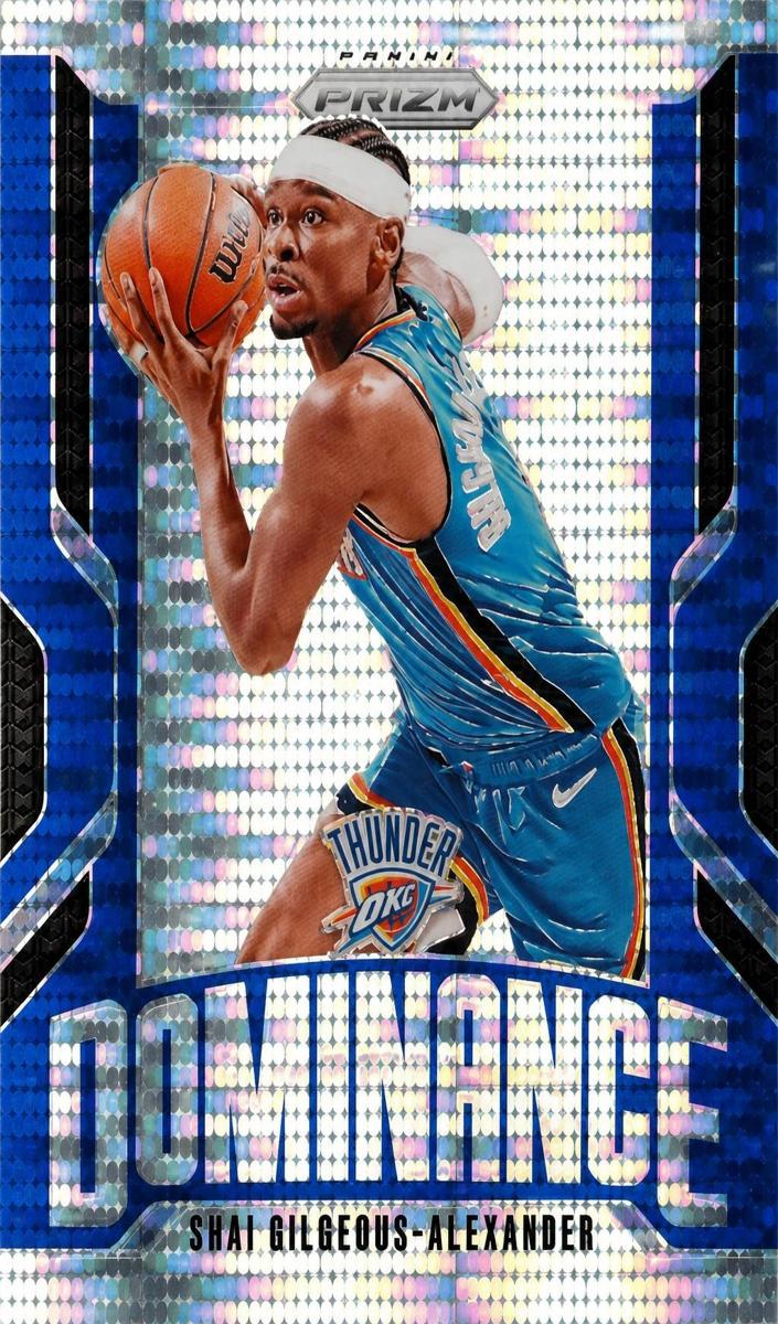 2024 Panini Prizm Basketball Blue Pulsar Shai Gilgeous-Alexander #11
