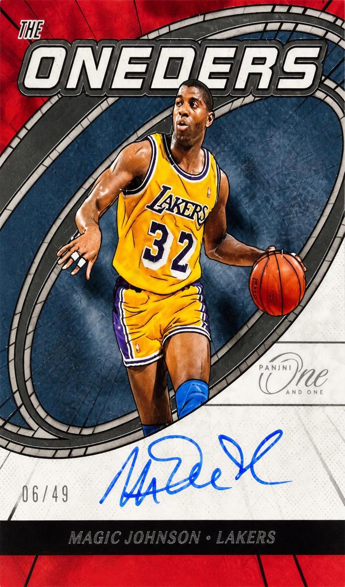 2023 Panini One and One Basketball Magic Johnson #TOS-MGJ