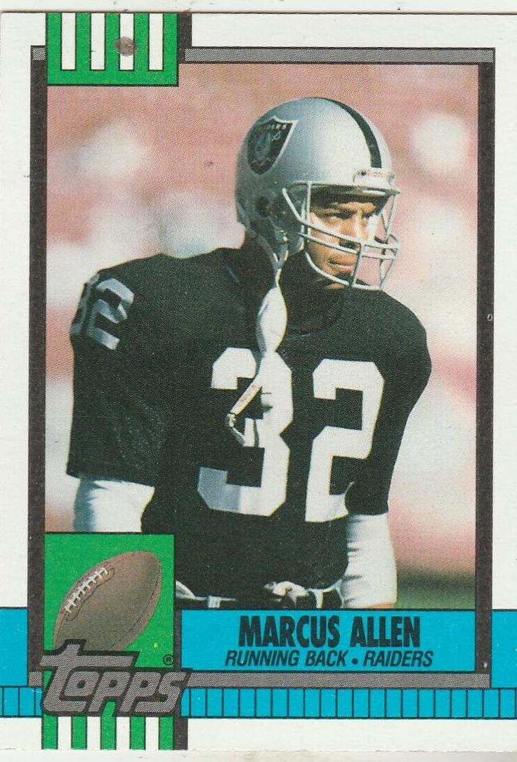 1990 Topps Football Marcus Allen #289 PSA 9