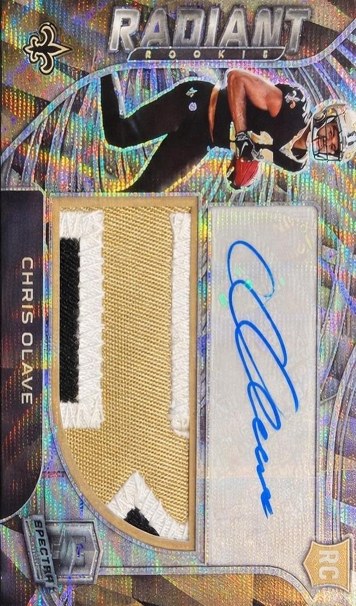 2022 Panini Spectra Football Wave Chris Olave #RAD-COL