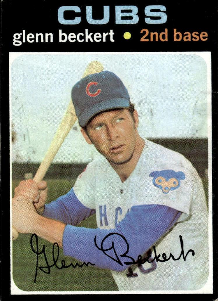 1971 Topps Baseball Glenn Beckert #390